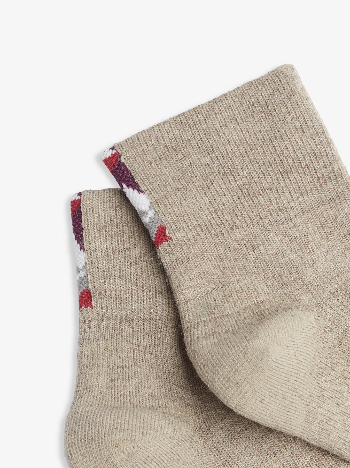 Upside Down Yak Wool Ankle Socks - Pack of 3