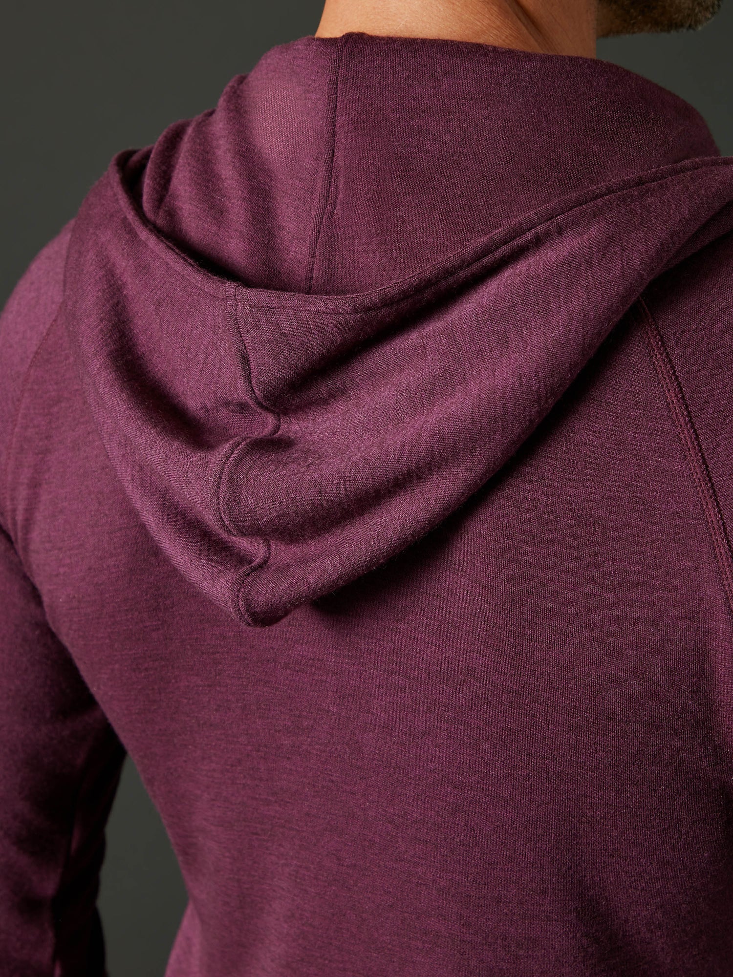 Men's Liberty Zip Hoodie - Deep Purple