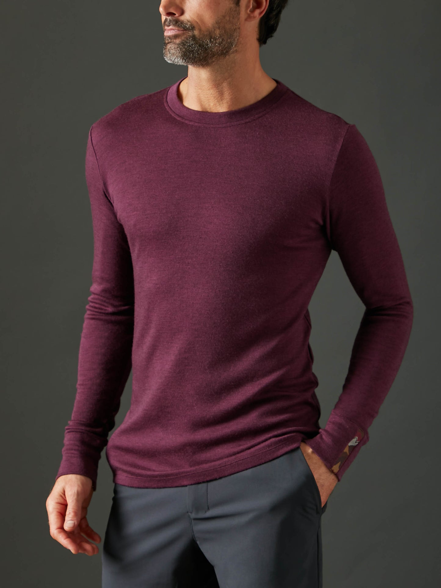 Men's Liberty Casual Crew - Deep Purple