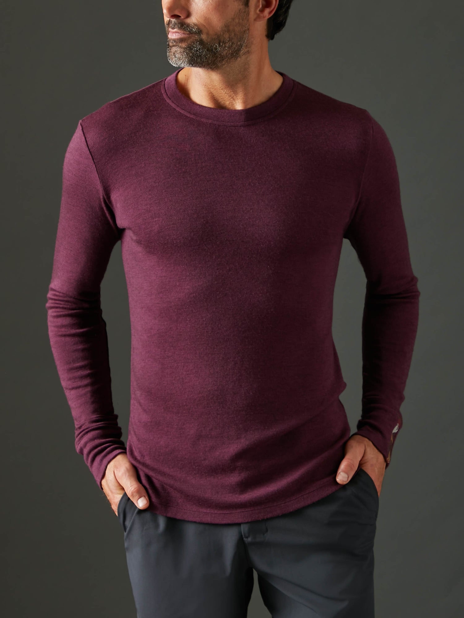 Men's Liberty Casual Crew - Deep Purple