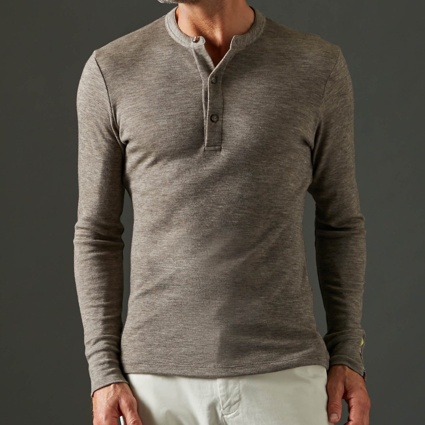 Men's Liberty Henley - Stone