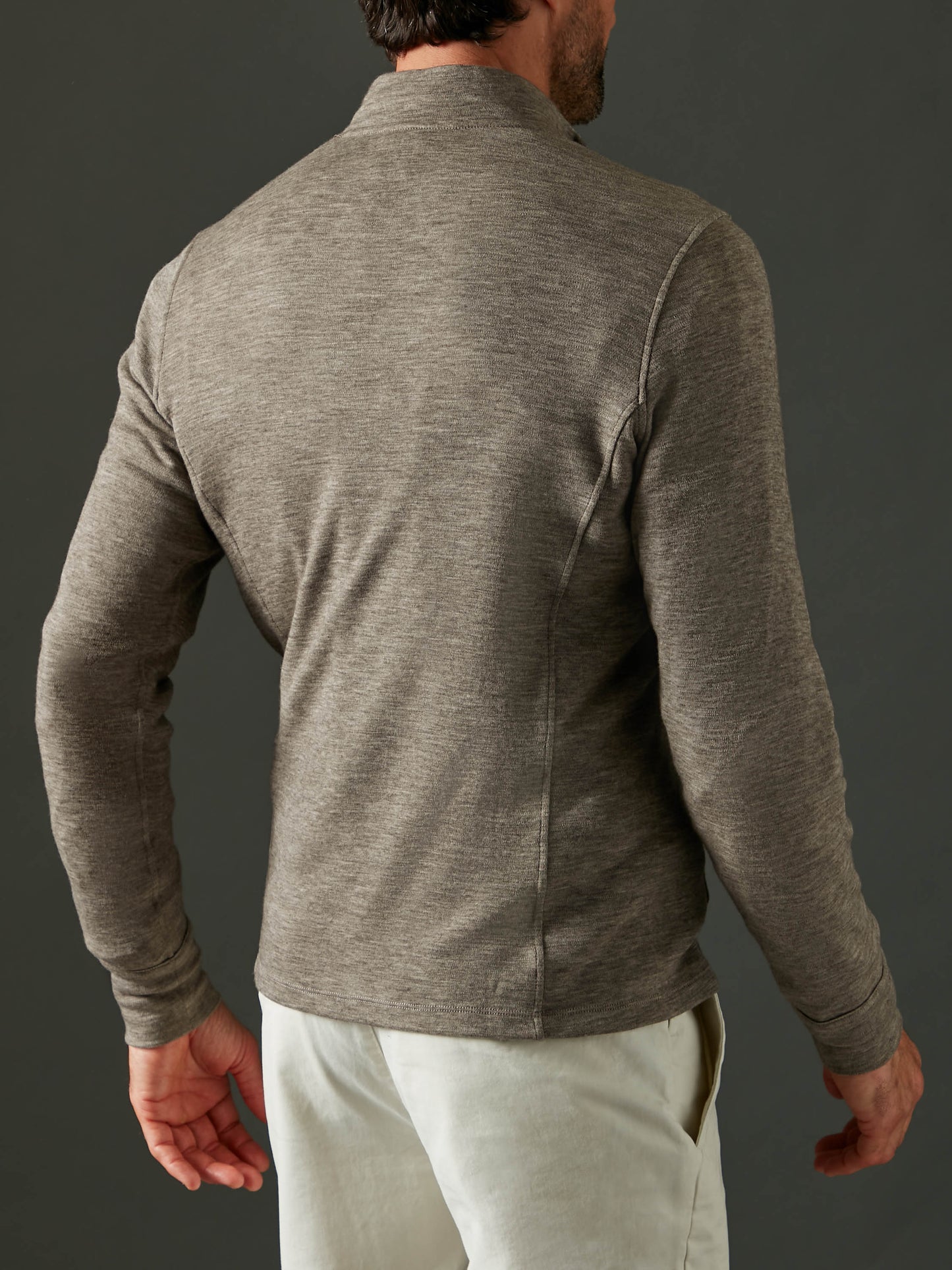 Men's Liberty Half Zip - Stone