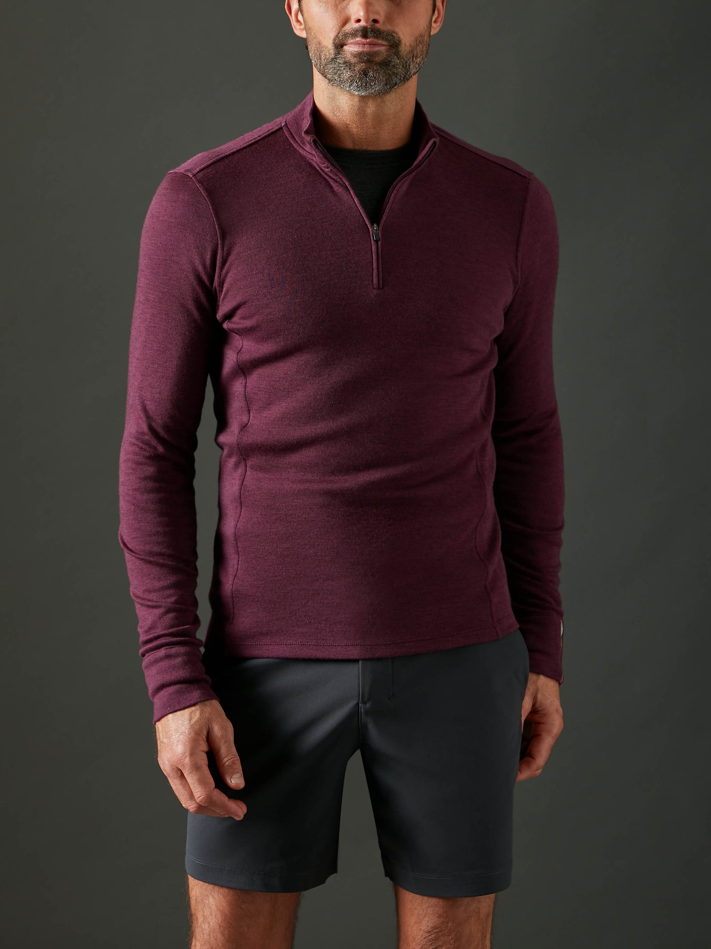 Men's Liberty Half Zip - Deep Purple