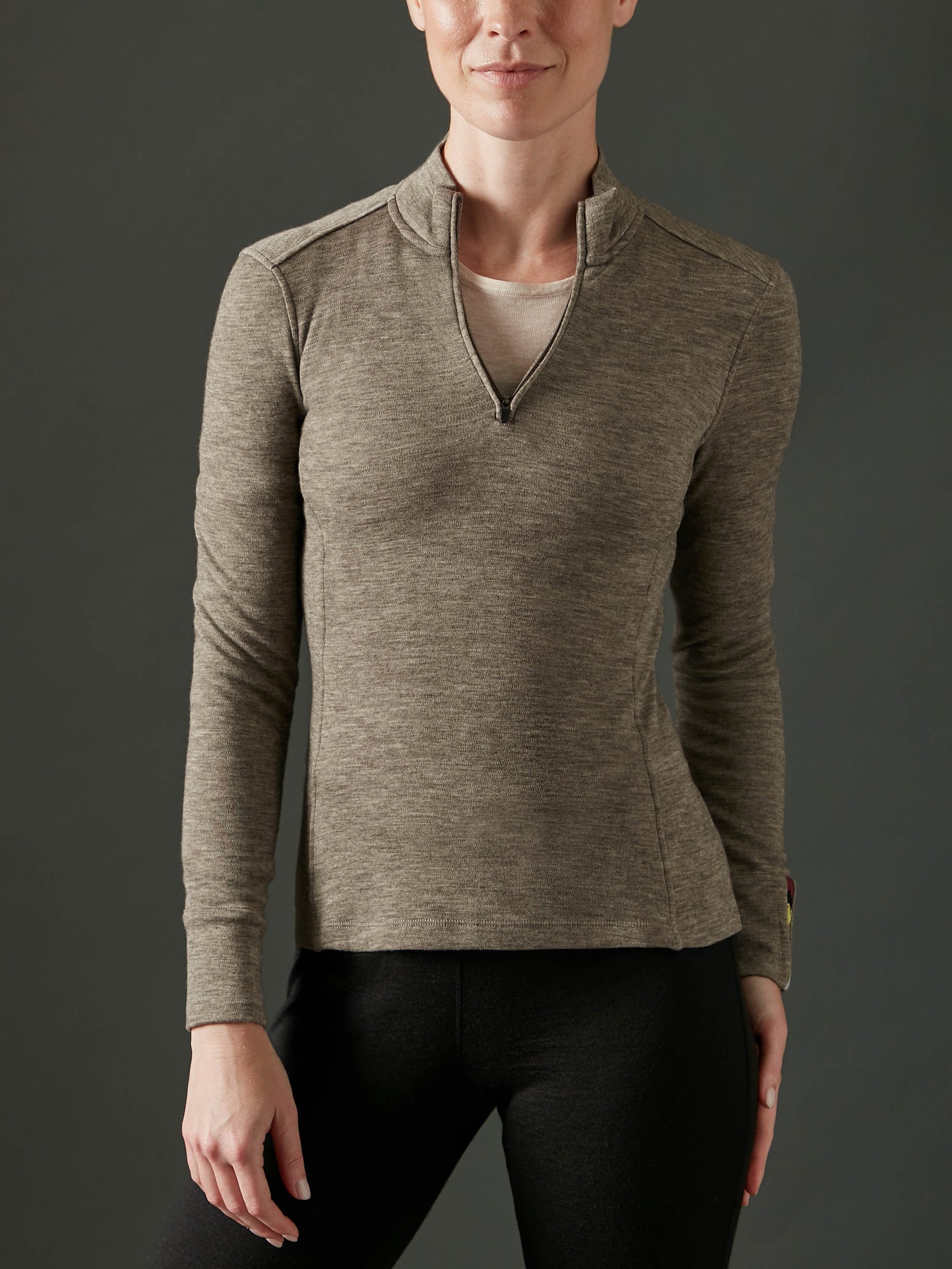 Women's Liberty Half Zip - Stone