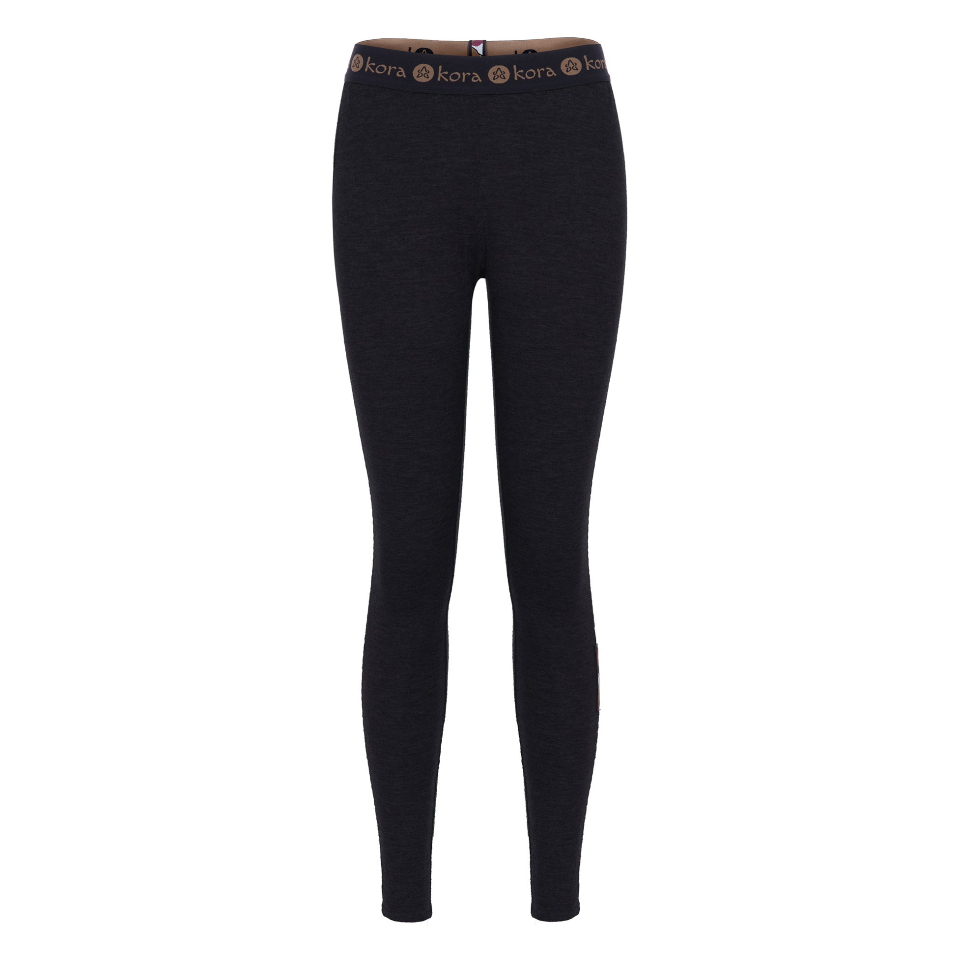 Women's Merino Wool Pants - Base Layer Black, Bottom