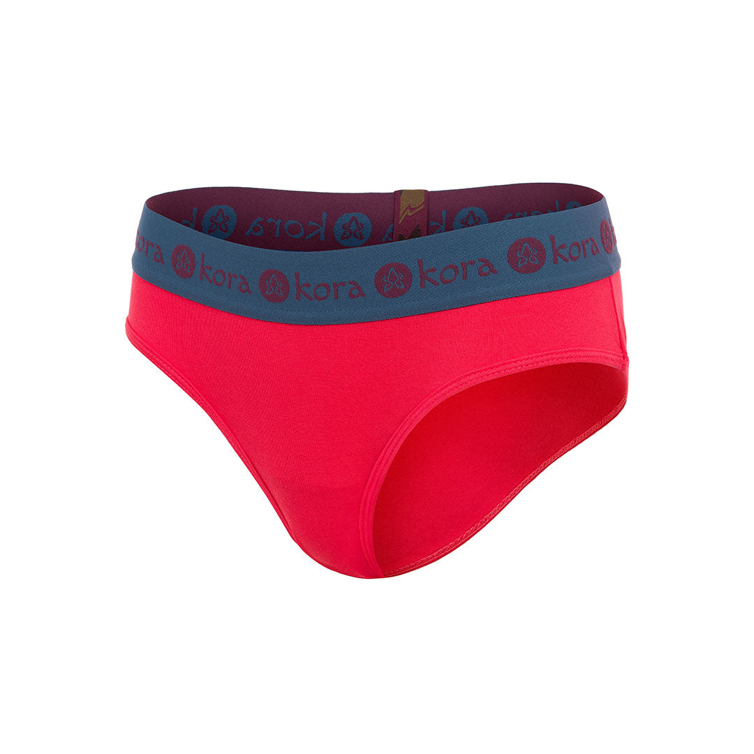 Buy DAGİ Cherry Red Brazillian, Regular Fit, Underwear for Women