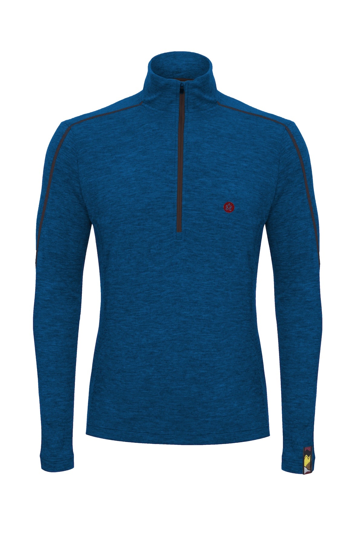 Men's Yardang Yak Wool Jersey - Lake Blue