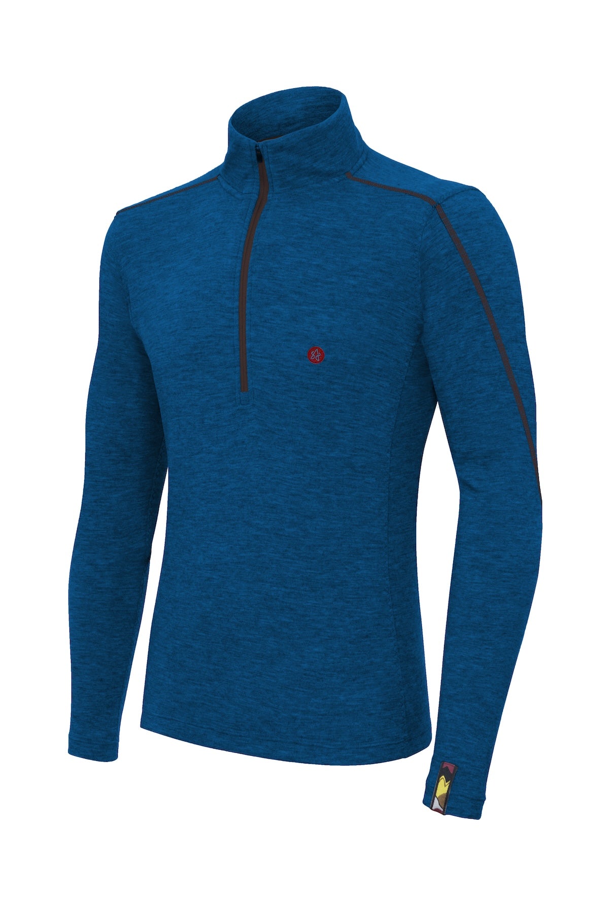 Men's Yardang Yak Wool Jersey - Lake Blue