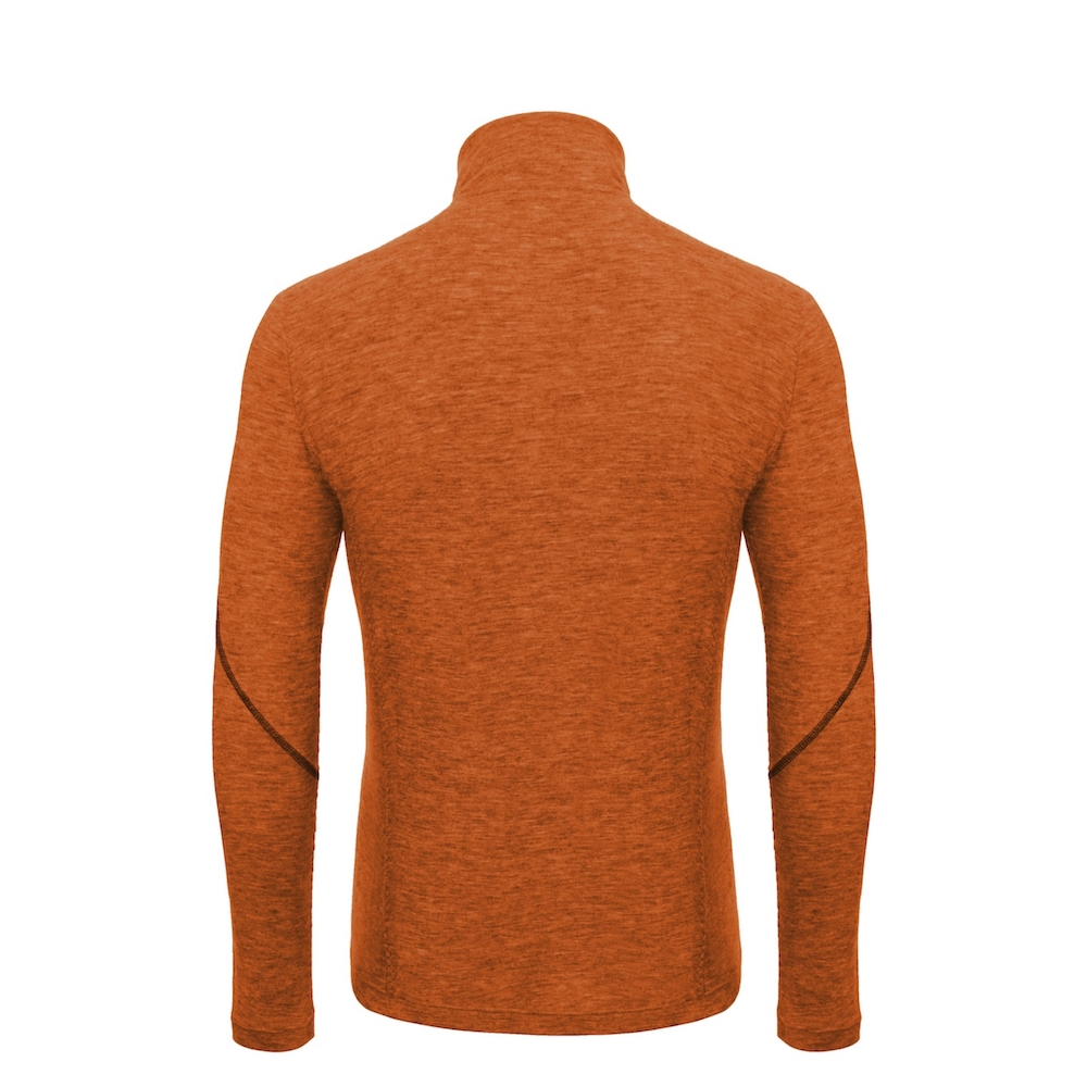 Men's Yardang Yak Wool Jersey - Copper Orange