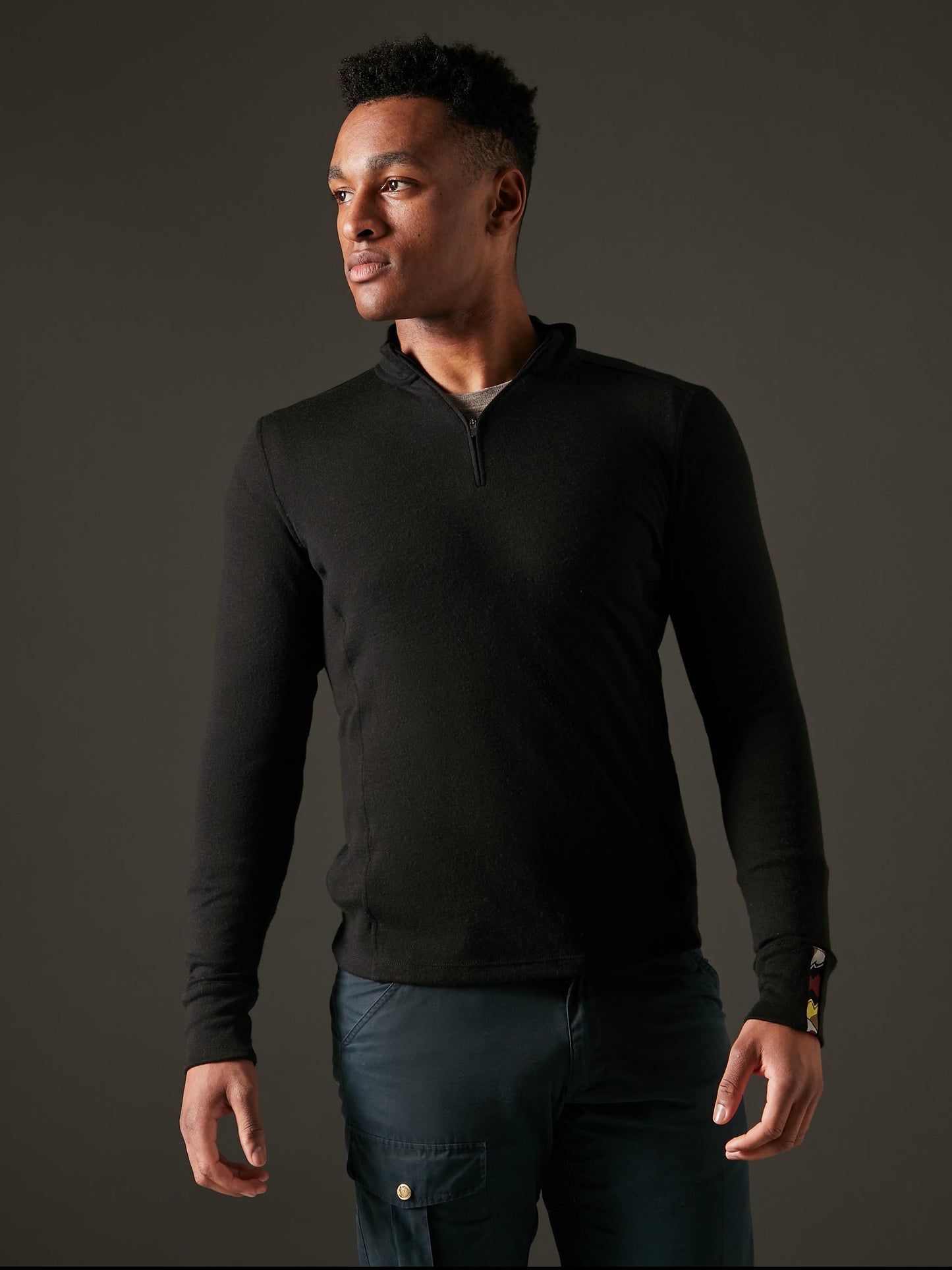 Men's Liberty Half Zip - Black