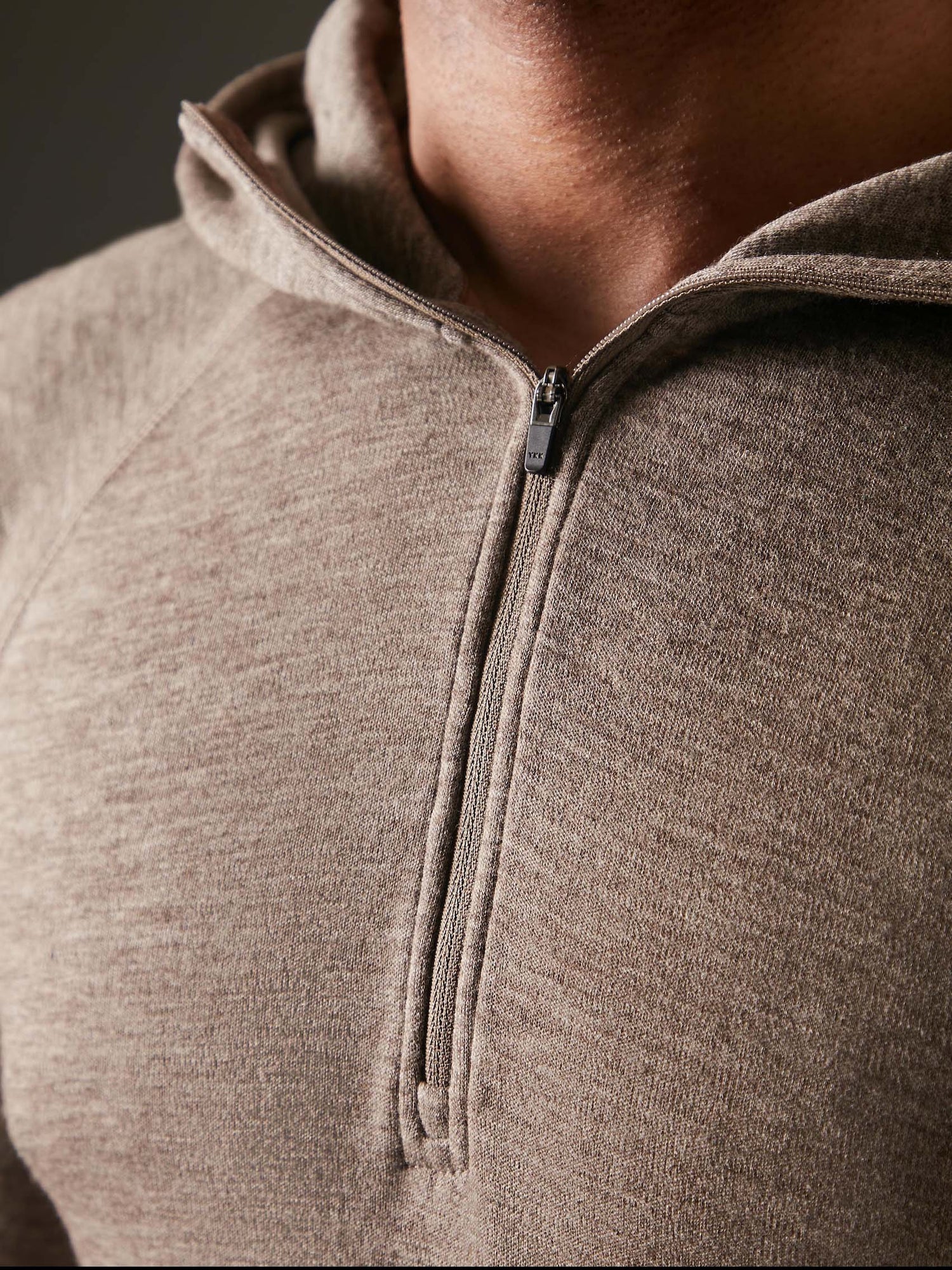 Men's Liberty Yak Wool Hoodie - Stone