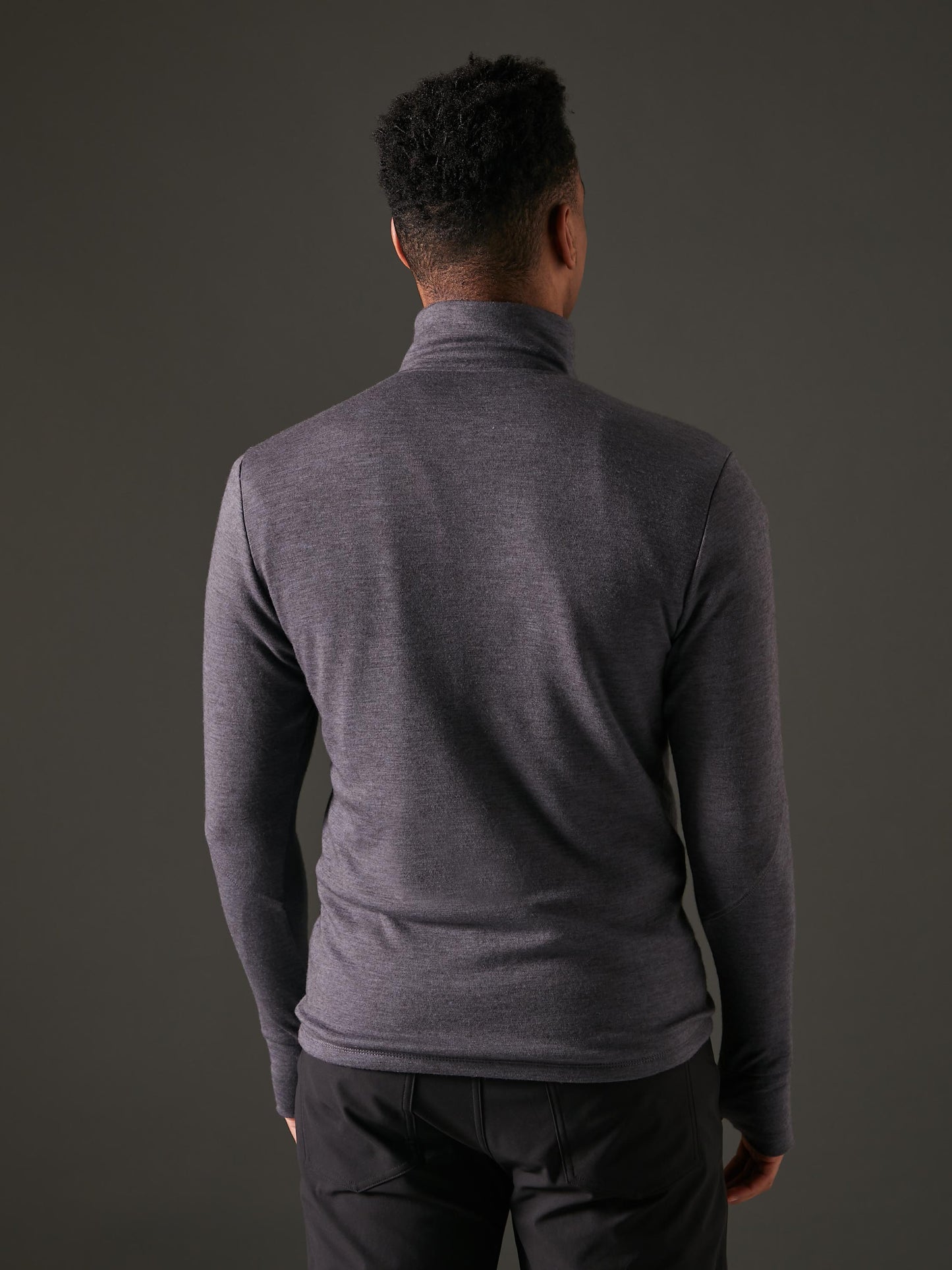 Men's Xenolith Yak Wool Sweater - Slate