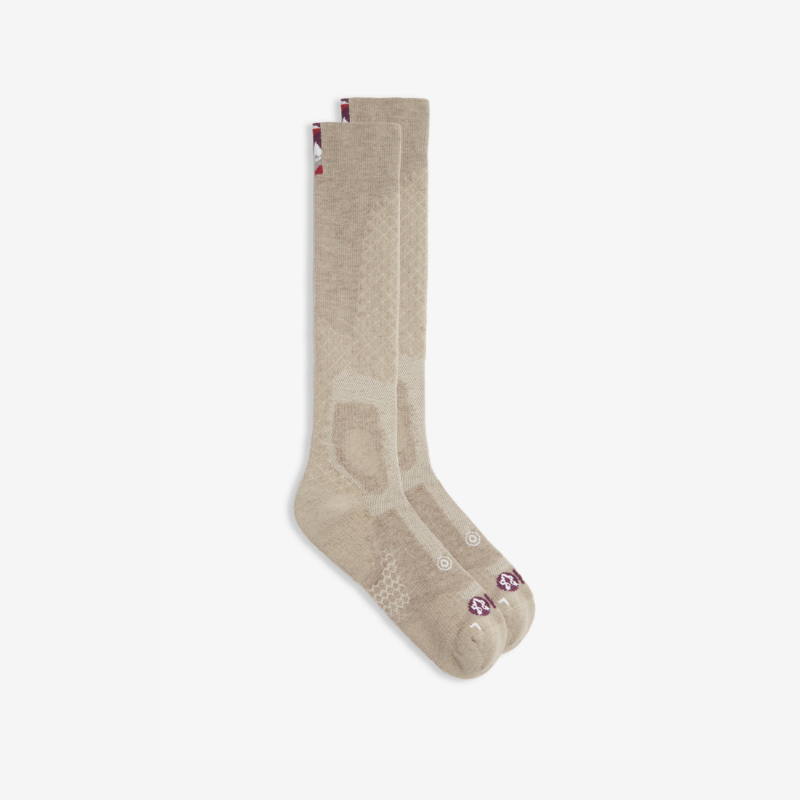 Upside Down Yak Wool Ski Socks