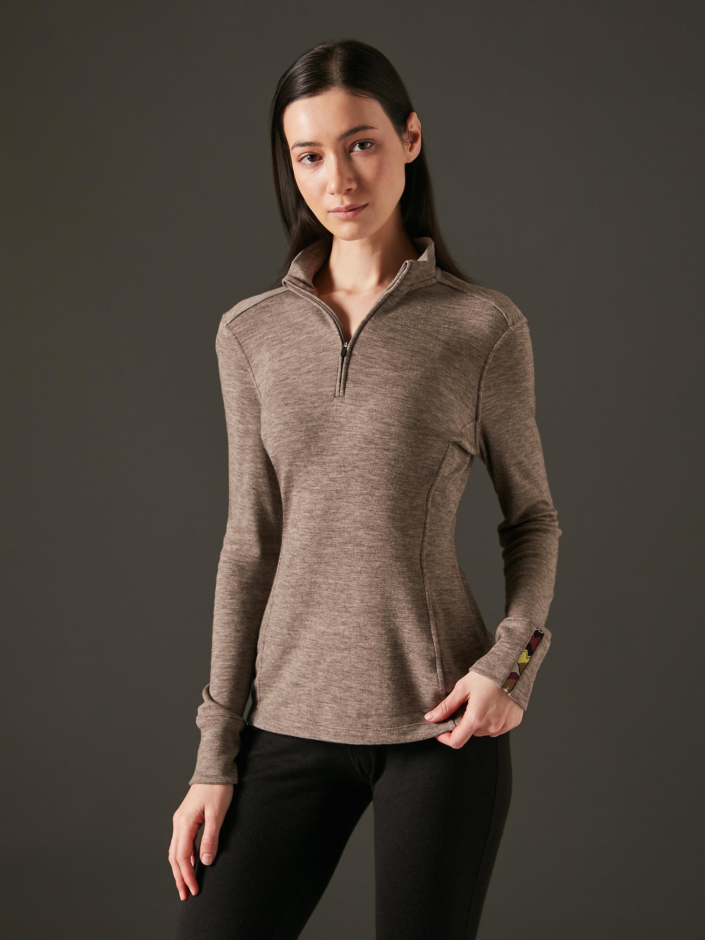 Women's Liberty Half Zip - Stone